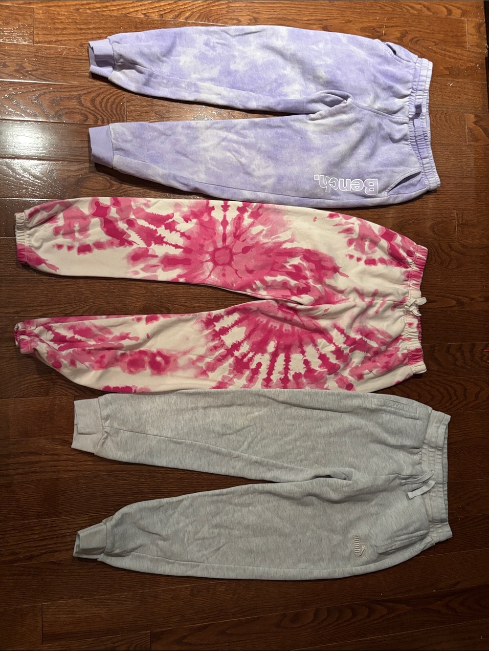 3 pairs of joggers Sweatpants — kids -Girls - size 14/16